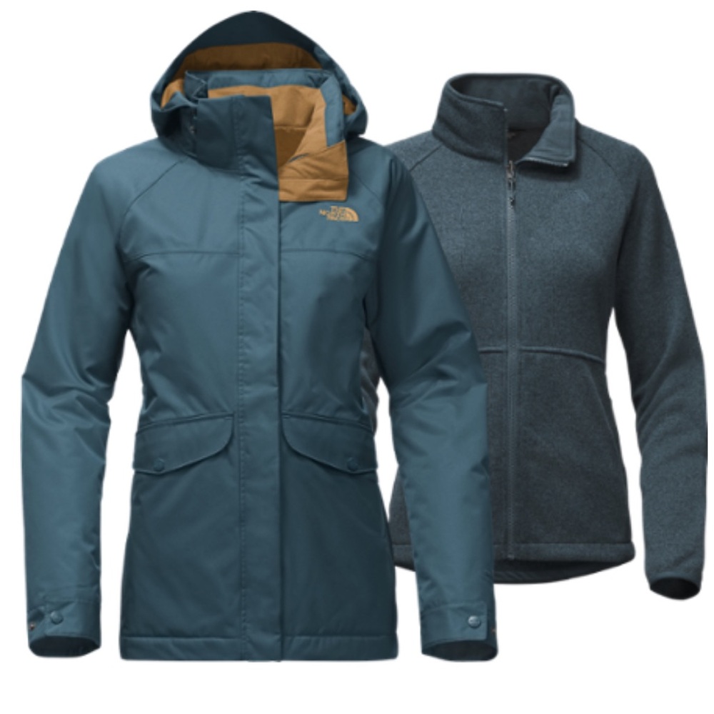 The North Face Coat Merriwood‎ Triclimate 3-in-1 Women's Jacket Medium Ink Blue